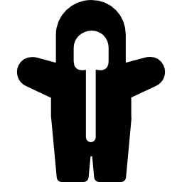 traje de esquiar icono