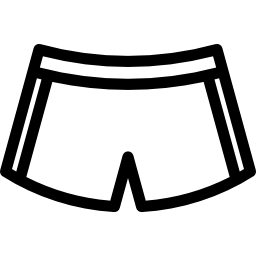 pantalones cortos icono