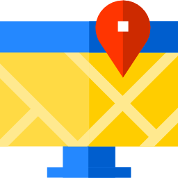 geographisches positionierungs system icon