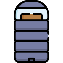 Sleeping bag icon