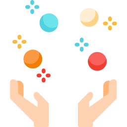 Juggling ball icon