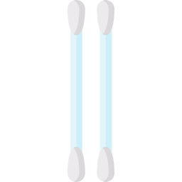 bastoncillo de algodón icono