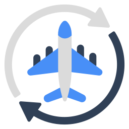 aereo cargo icona