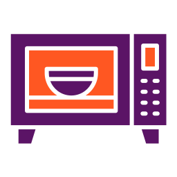 Microwave oven icon