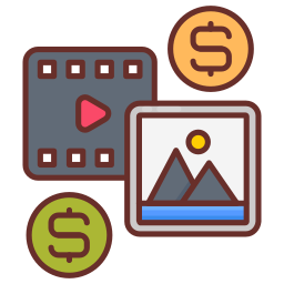 Paid content icon