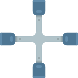 Cross wrench icon