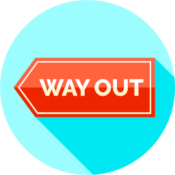 Way out icon