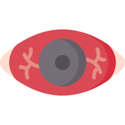occhi rossi icona