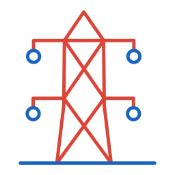 Electric pole icon