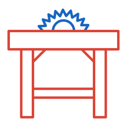 Mesa de corte icono