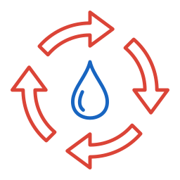 cycle de l'eau Icône