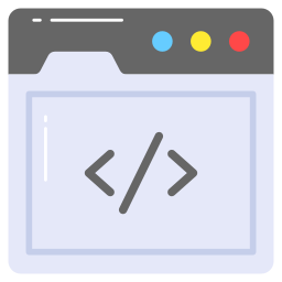 Web coding icon