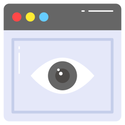 visión web icono