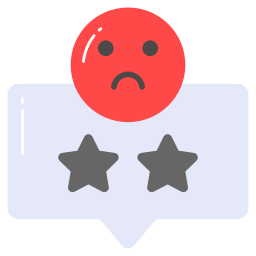 Bad feedback icon