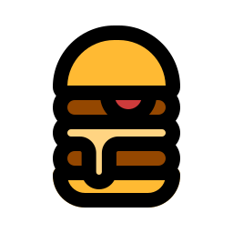 burger au fromage Icône
