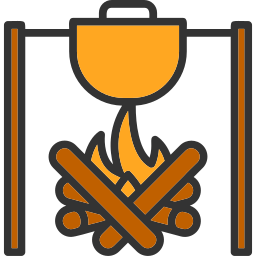 Outdoor meal icon