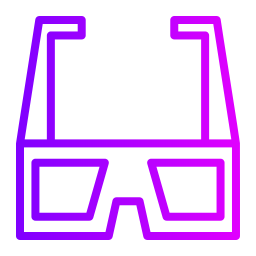 3d glasses icon