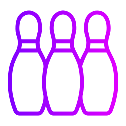 Bowling pins icon