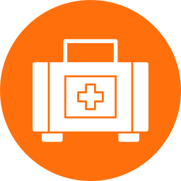 First aid kit icon