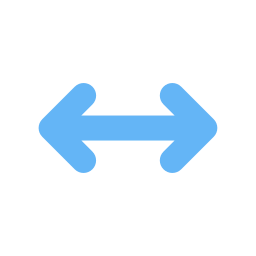 Left and right arrows icon