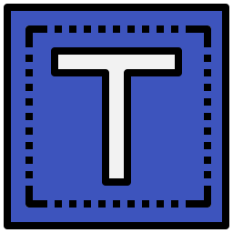 strumento testo icona