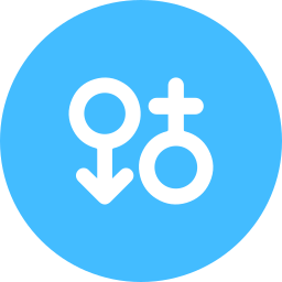 macho femenino icono