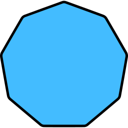 negenhoek icoon