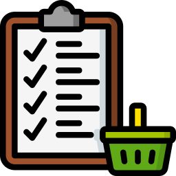 Shopping list icon