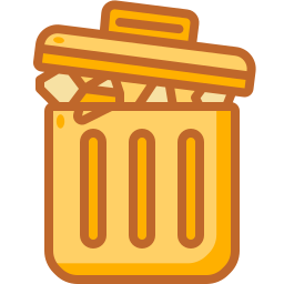 Trash can icon