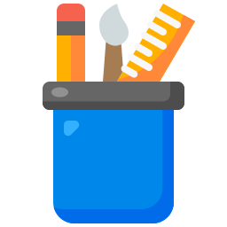 Pencil case icon