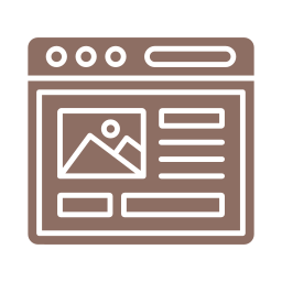 création de sites web Icône