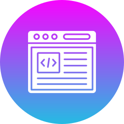 Web coding icon