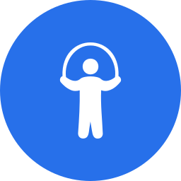 Skipping rope icon