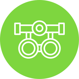 Testing glasses icon