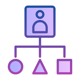 Hierarchy structure icon