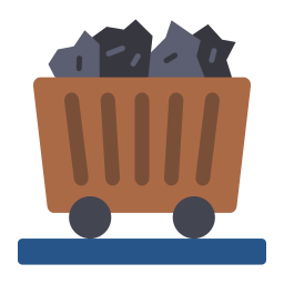 carbón icono