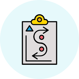 Strategic plan icon