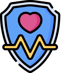 proteccion corazon icono