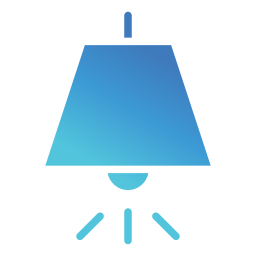Lamp decor icon