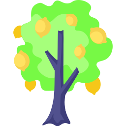 albero di limoni icona