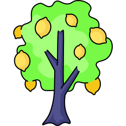 albero di limoni icona