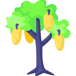 árbol del pan icono