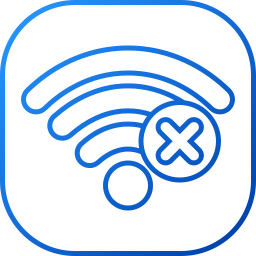 nessuna connessione wi-fi icona