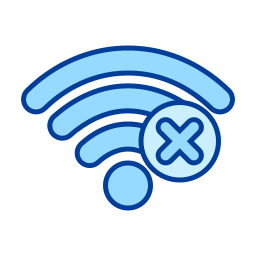 nessuna connessione wi-fi icona