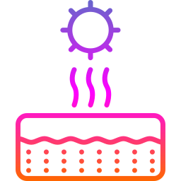 Protección uv icono