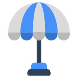 paraguas de exterior icono