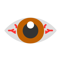 czerwone oczy ikona