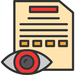 Eye test icon