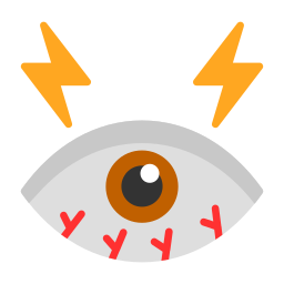Dry eyes icon