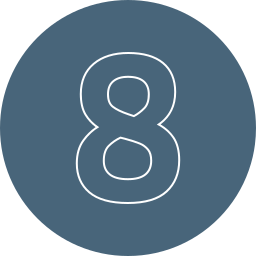 Number 8 icon